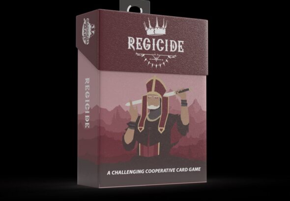Caja del juego Regicide 2ª edición — juego de cartas cooperativo