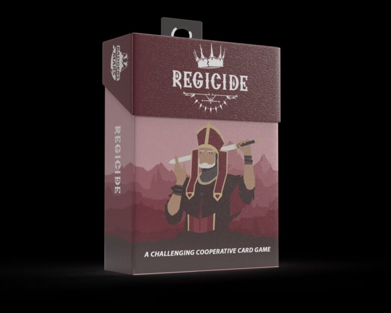 Caja del juego Regicide 2ª edición — juego de cartas cooperativo