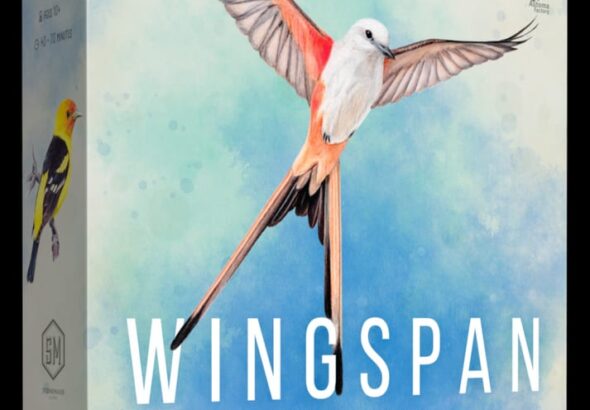 Caja del juego de mesa Wingspan — Stonemaier Games
