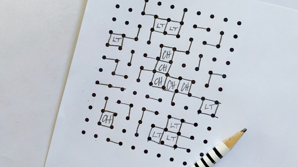 juegos de mesa infancia - Los Puntitos - Dots and Boxes 